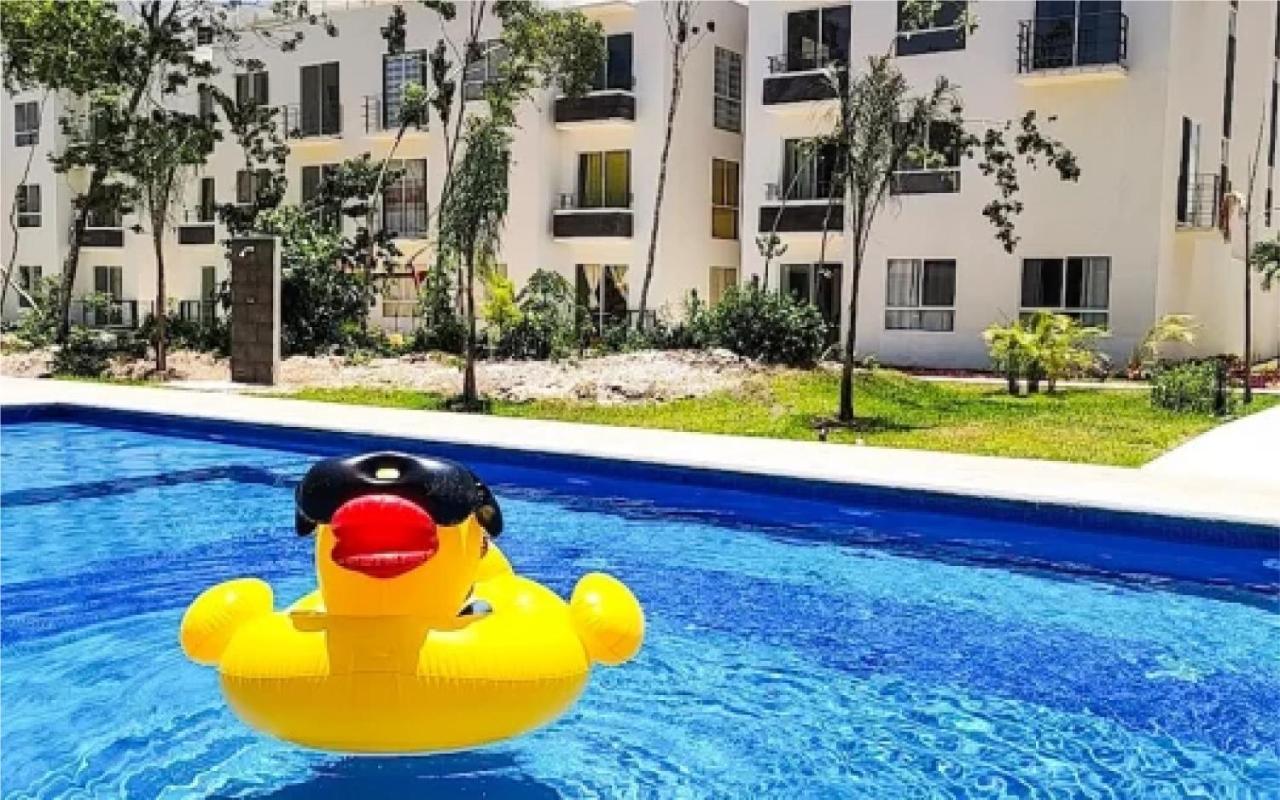 Caribe Turquesa, Departamento Completo, Playa Del Carmenアパートメント エクステリア 写真